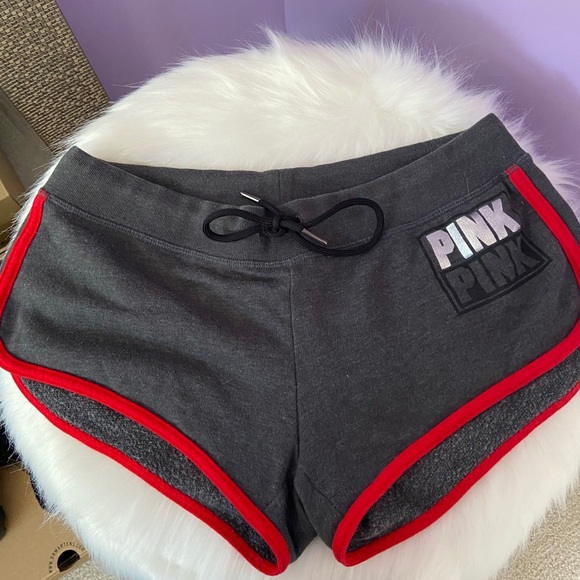 PINK Victoria's Secret Pants - PINK Gray and Red lounge shorts